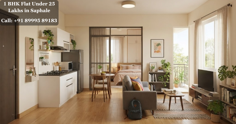 1 BHK Flat Under 25 Lakhs in Saphale